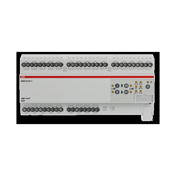 ABB Schalt-/Jalousieaktor 24fach 16A, REG SAH/S24.16.7.1